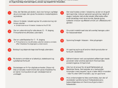 Rødkilde Skole - Ordensregler 2025 - 26